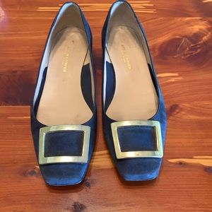 Ann Mashburn navy buckle shoe
